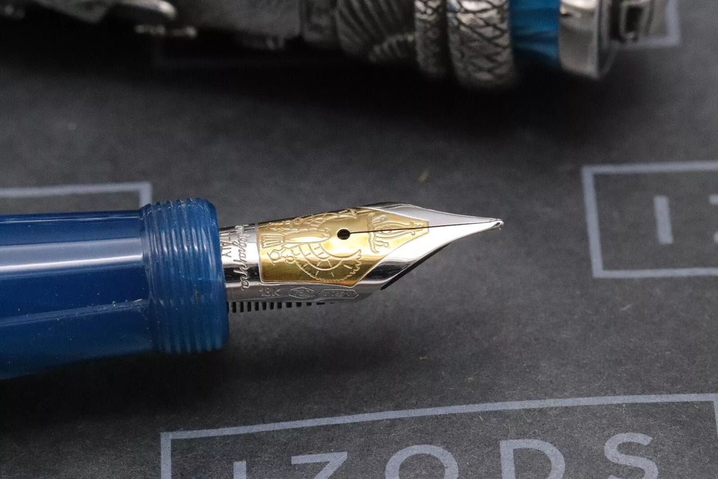 Montegrappa Luxor Blue Nile Celluloid Limited Edition Fountain Pen - Fully Overhauled by Montegrappa 2025 image 17