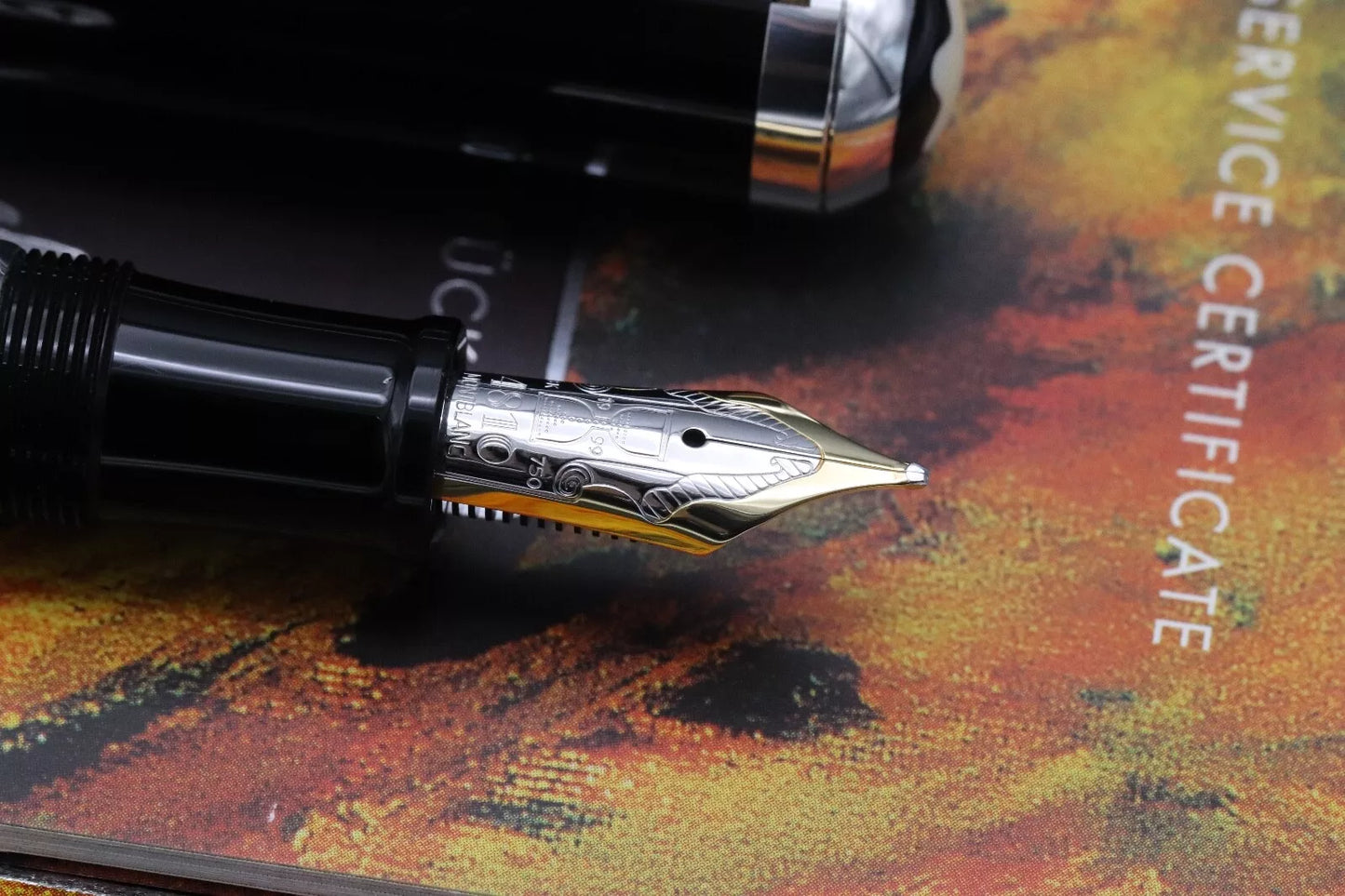 Montblanc Writers Edition Marcel Proust Fountain Pen - NEVER INKED - Broad Nib image 2