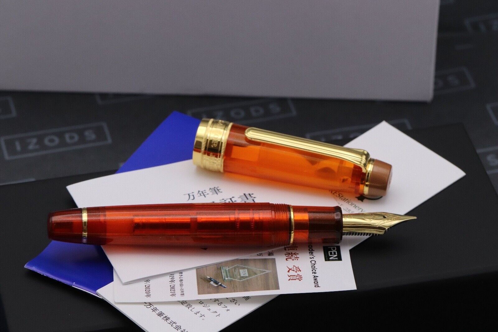 Sailor Professional Gear King of Pen Christmas Spice Tea Fountain Pen - Broad image 1