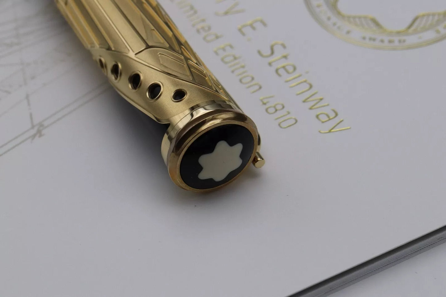 Montblanc Patron Of Art Henry E. Steinway 4810 Fountain Pen - NEVER INKED image 7