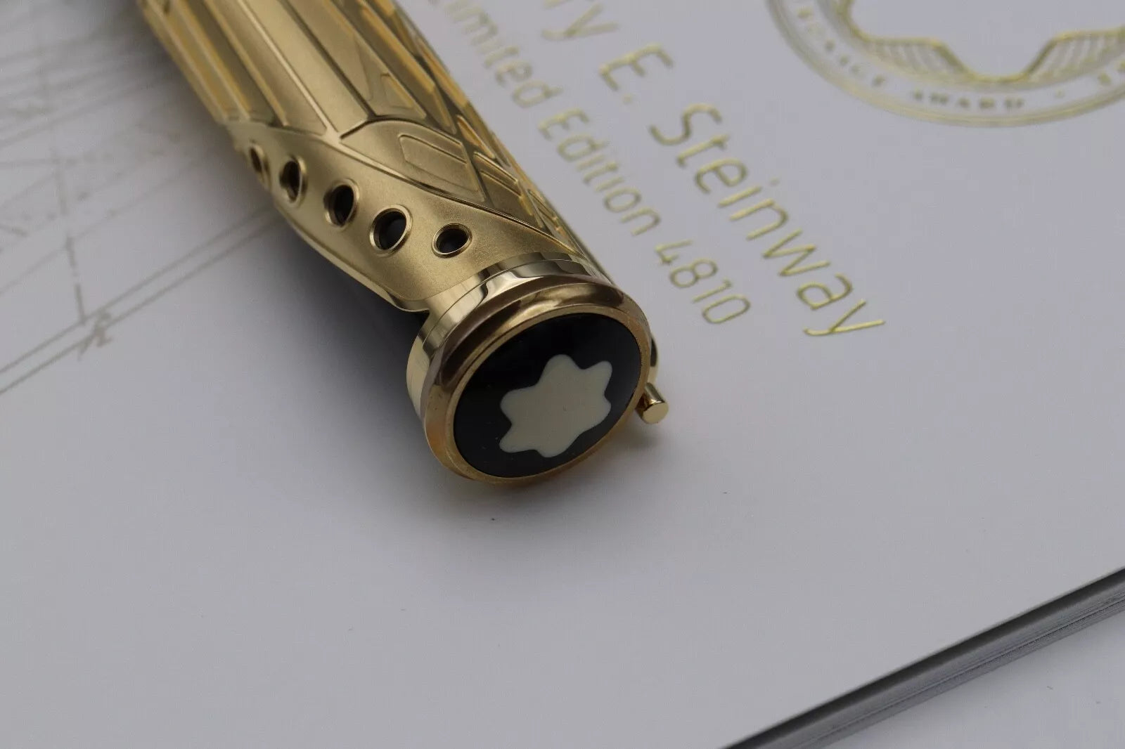 Montblanc Patron Of Art Henry E. Steinway 4810 Fountain Pen - NEVER INKED image 7