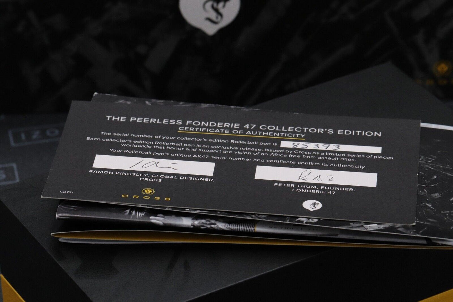 Cross Peerless Fonderie 47 Rollerball Pen image 7
