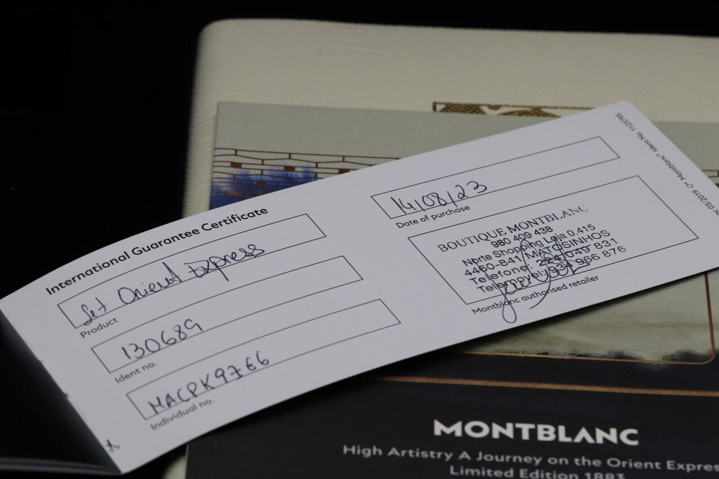 Montblanc Meisterstuck 149 Orient Express LE1883 Fountain Pen - UNUSED image 9