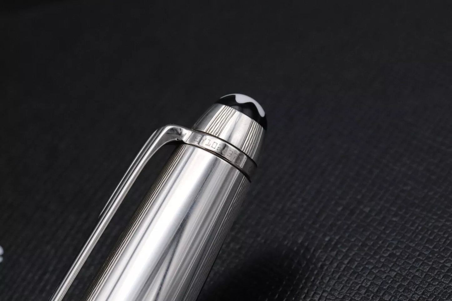 Montblanc Meisterstuck 144 Classique Pure Silver Solitaire Fountain Pen image 6