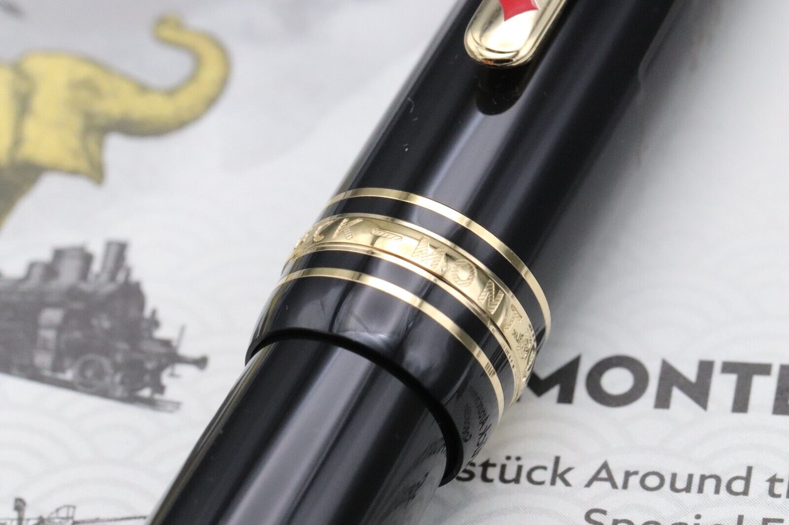 Montblanc Meisterstuck LeGrand Around The World in 80 Days Fountain Pen - UNUSED image 4