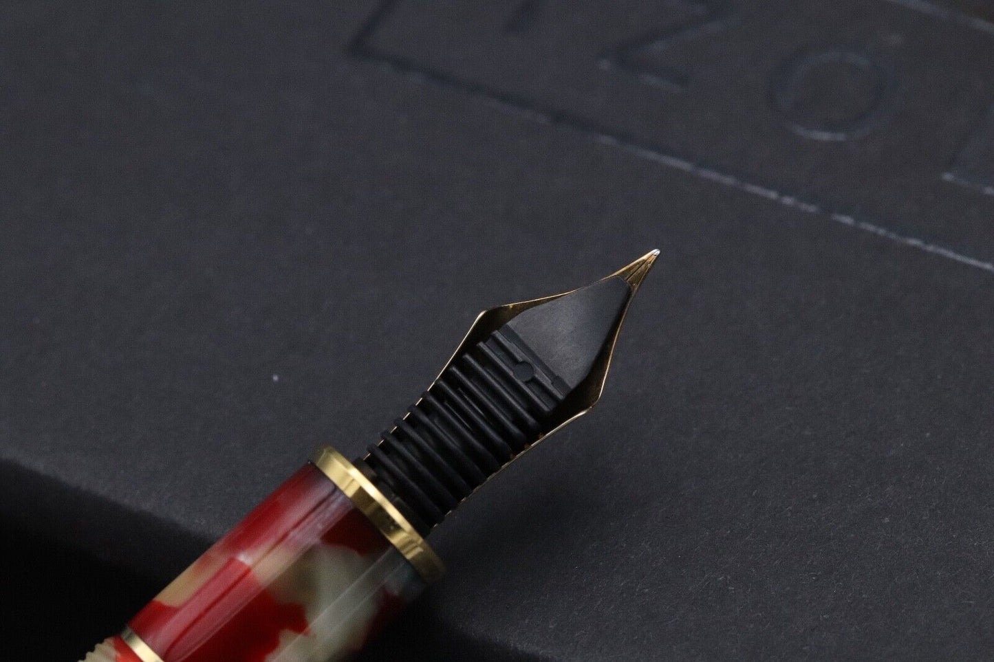 Nakaya Koi Goldfish Celluloid Fountain Pen - 14k Fine Nib image 3