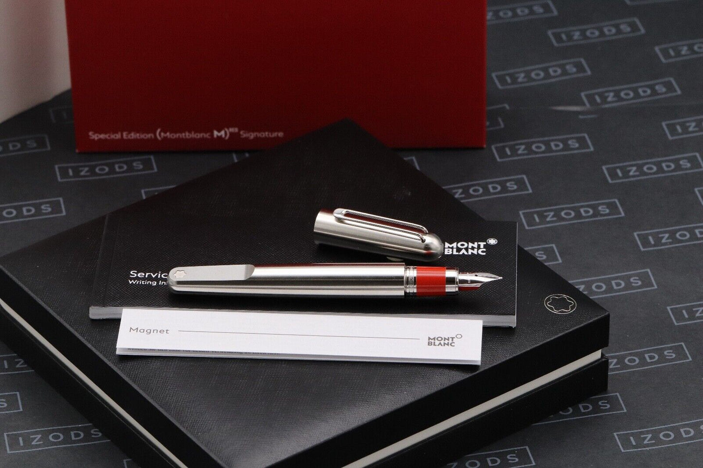Montblanc M Marc Newson RED Signature Fountain Pen - UNUSED image 0
