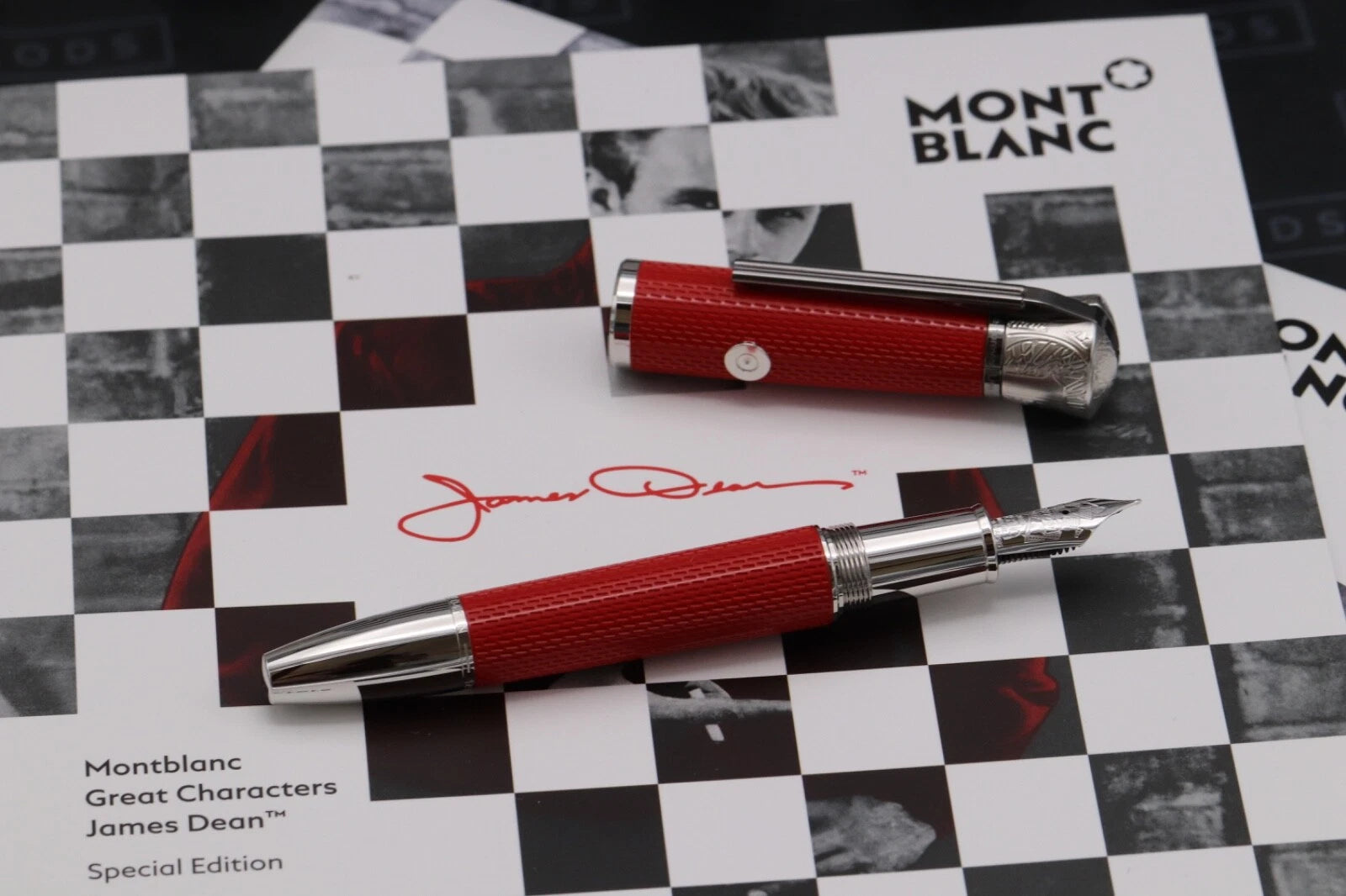 Montblanc Great Characters James Dean Special Edition Fountain Pen - UNUSED - EF image 1