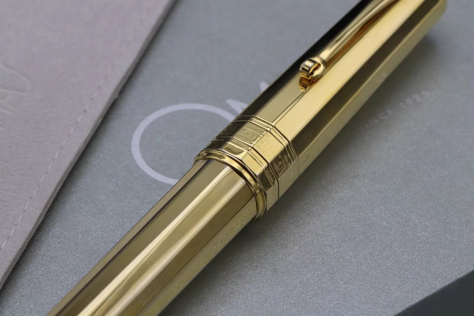 Omas Paragon Sterling Silver Vermeil Fountain Pen image 7
