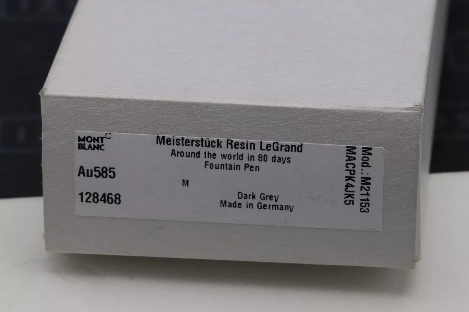 Montblanc Meisterstuck LeGrand Around The World in 80 Days Fountain Pen - UNUSED image 8