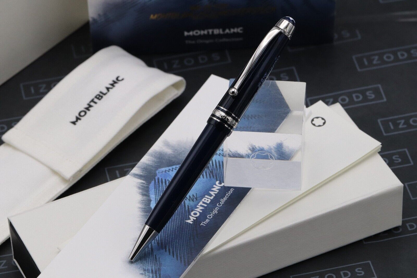 Montblanc Meisterstuck Midsize Origin Collection Blue Ballpoint Pen - UNUSED image 1