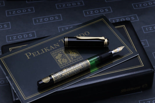 Pelikan Souveran M700 Toledo Fountain Pen - UNUSED - Broad PF Nib image 1