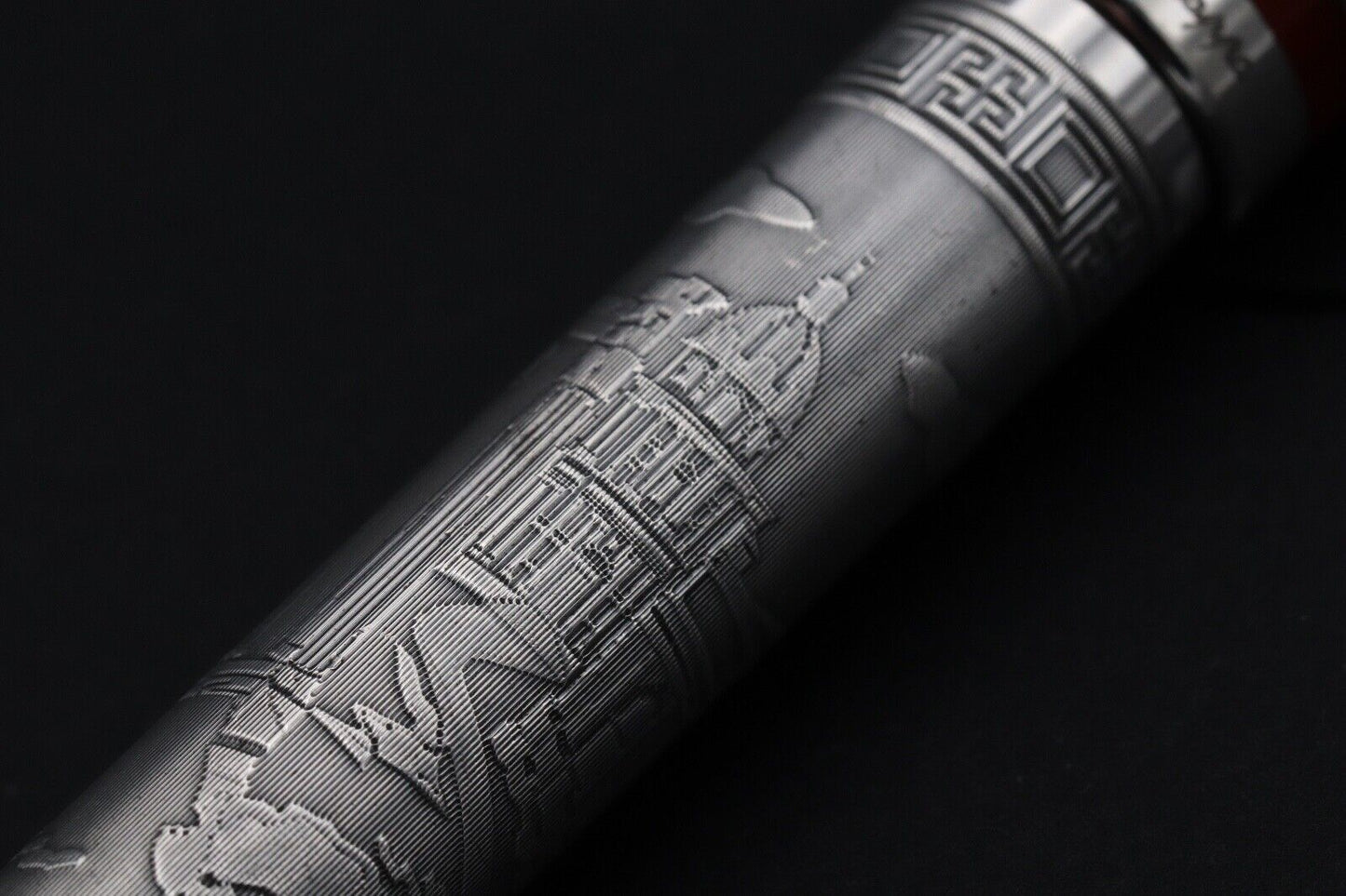 Montegappa Roma Aeterna Silver Limited Edition Fountain Pen image 7