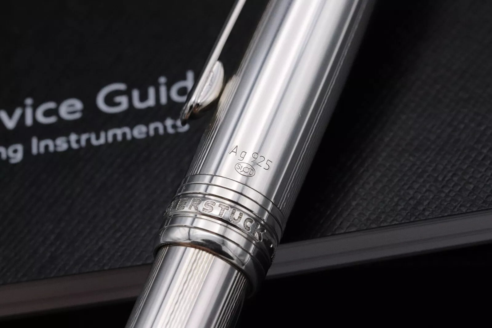 Montblanc Meisterstuck 144 Classique Pure Silver Solitaire Fountain Pen image 5