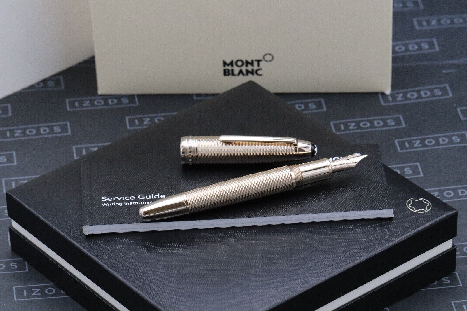 Montblanc Meisterstuck 146 LeGrand Geometry Solitaire Fountain Pen - UNUSED image 0