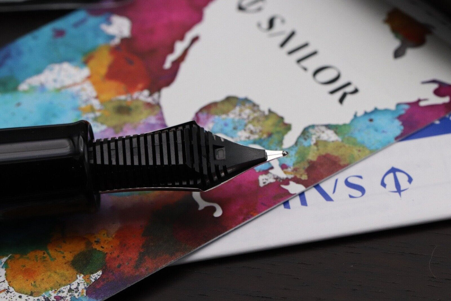 Sailor King of Pen Black Ebonite Rhodium Fountain Pen - INKED ONCE image 3