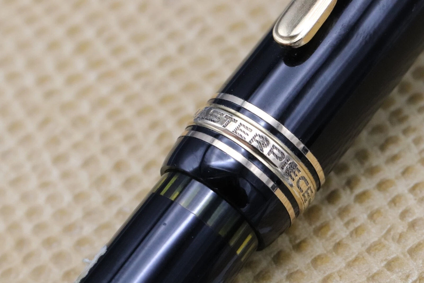 Montblanc Meisterstuck 146 Celluloid 1950s Gold Coated Fountain Pen image 11