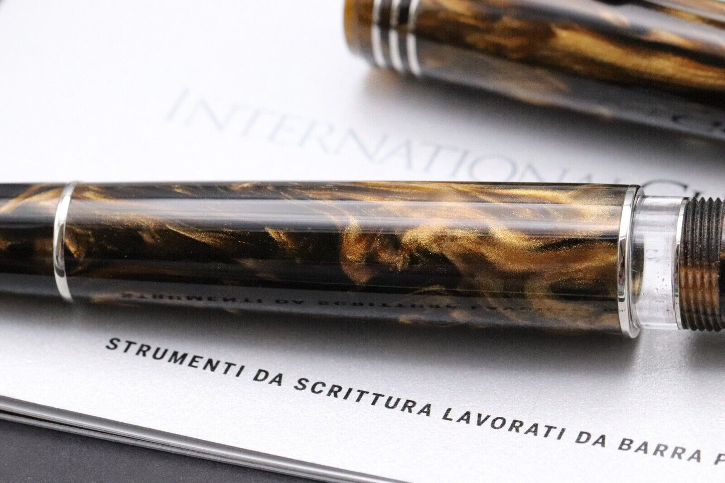 Leonardo Momento Zero Grande 2.0 SBRE Brown LE50 Fountain Pen image 3
