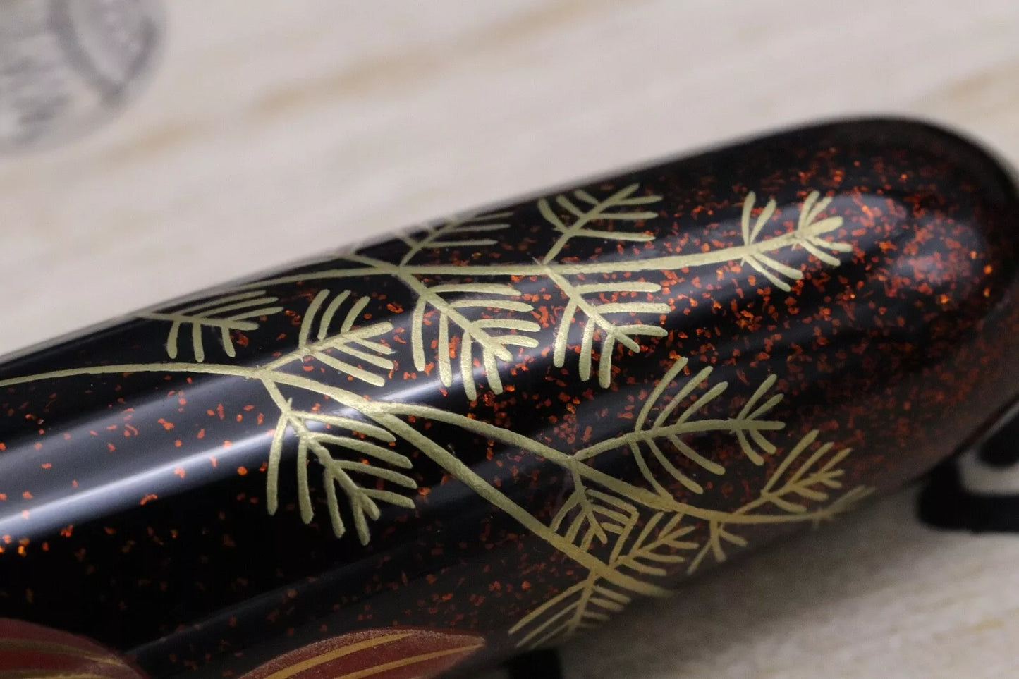 Nakaya Portable Cigar Maki-e Goldfish III Fountain Pen - UNUSED image 6
