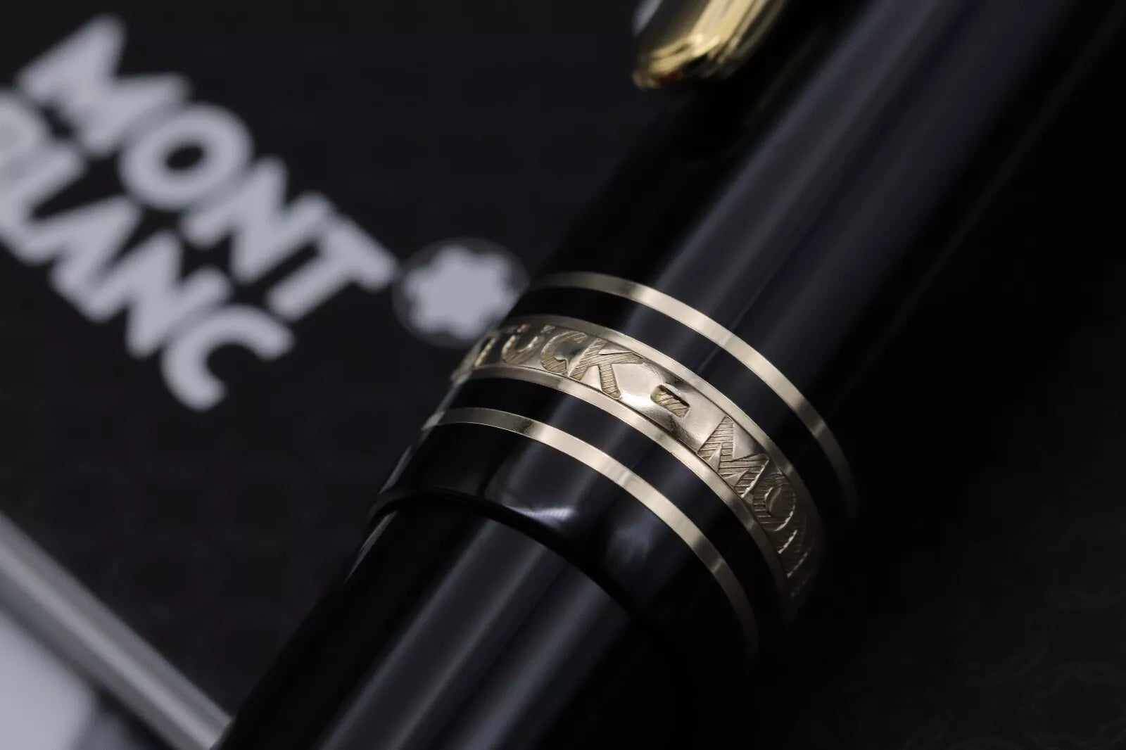 Montblanc Meisterstuck Chopin Classique Gold Line Fountain Pen - UNUSED image 5