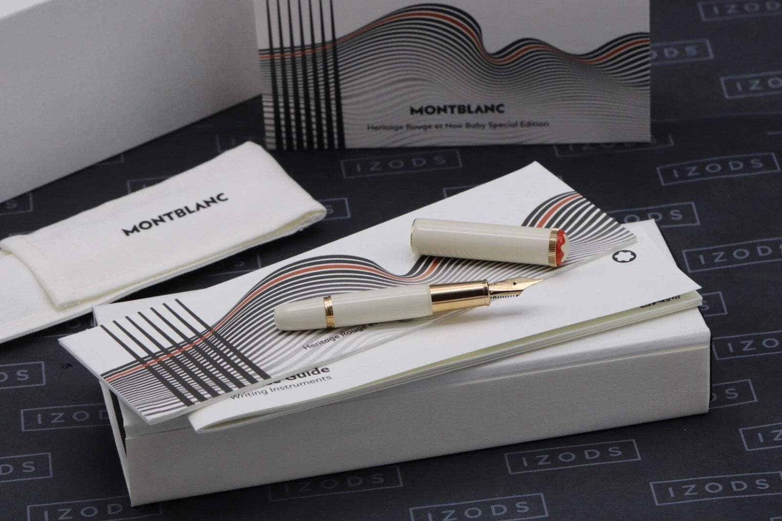 Montblanc Heritage Rouge et Noir Baby Ivory-Resin Fountain Pen image 0
