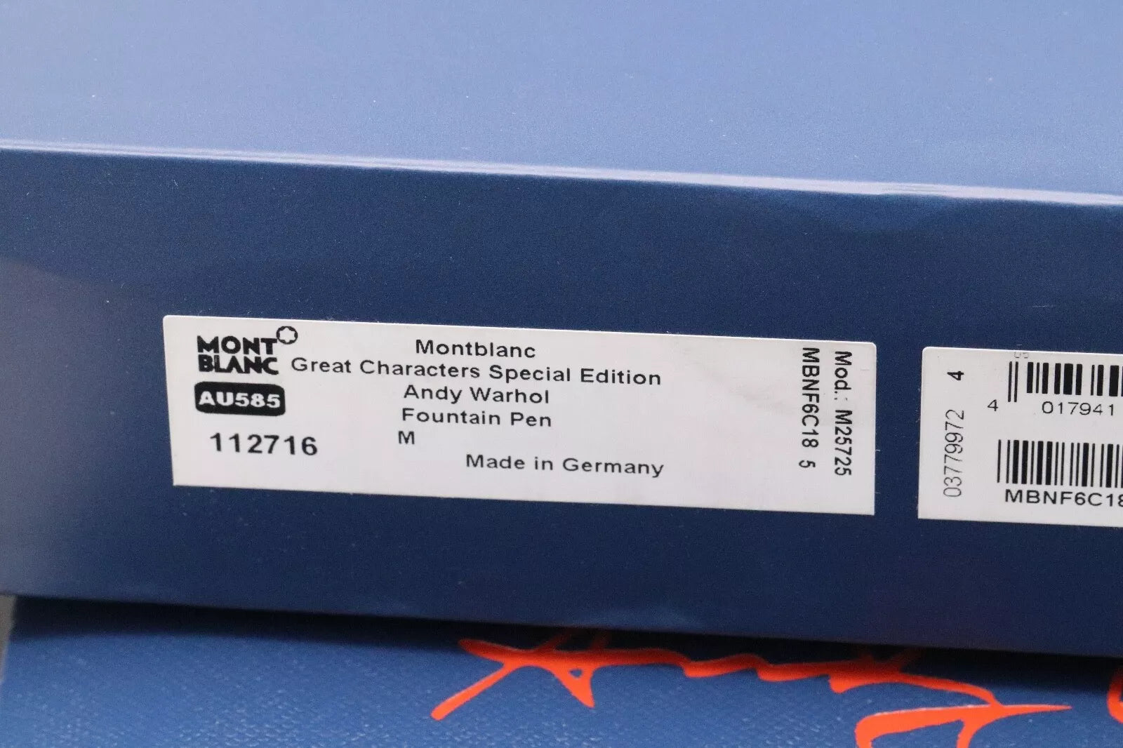 Montblanc Great Characters Andy Warhol Special Edition Fountain Pen image 10