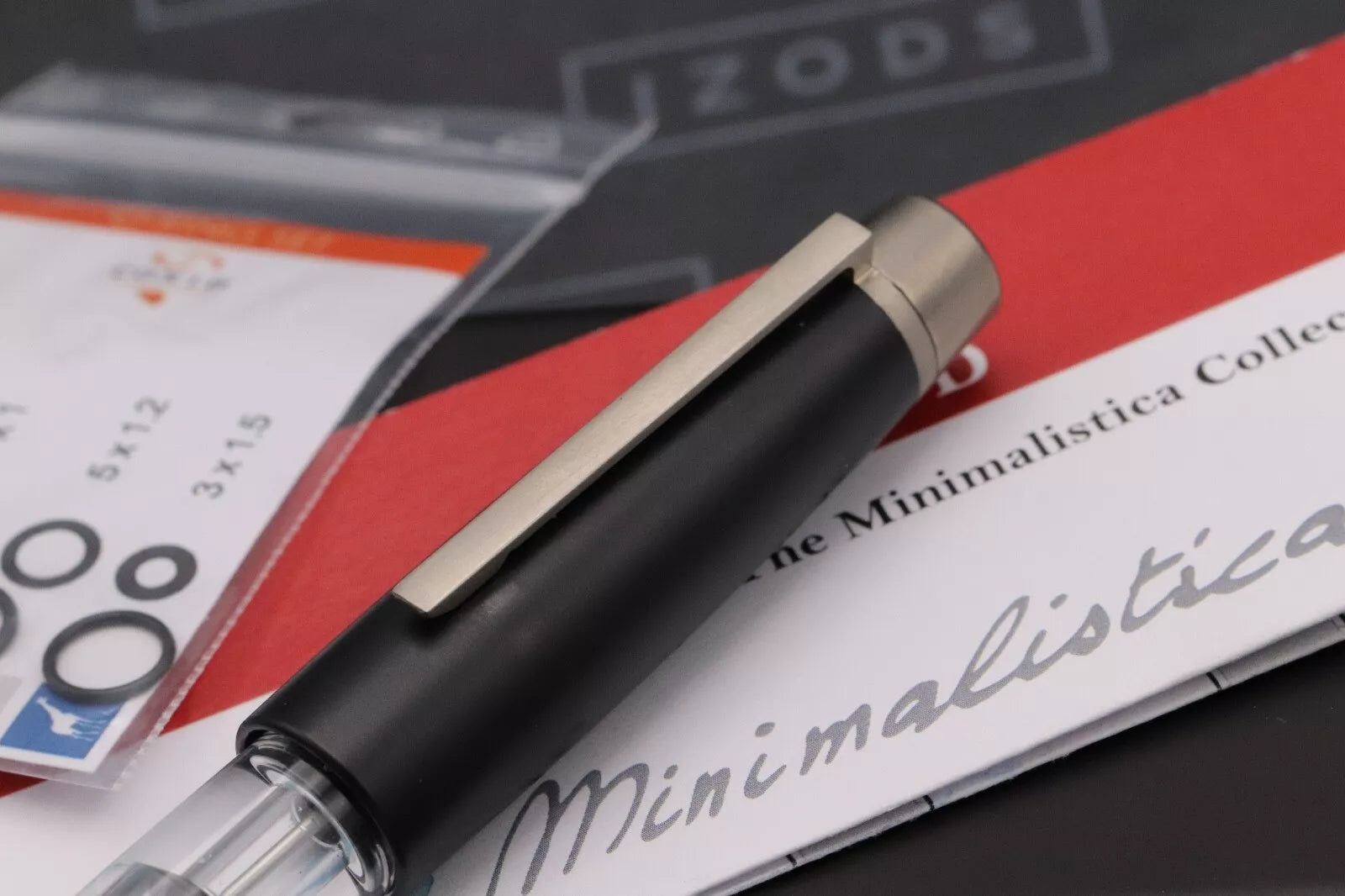 Conid Bulkfiller Minimalistica Demonstrator Fountain Pen - #6 Medium Nib image 5
