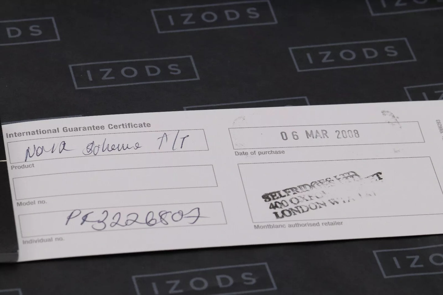 Montblanc Boheme Noir Fountain Pen - UNUSED image 8