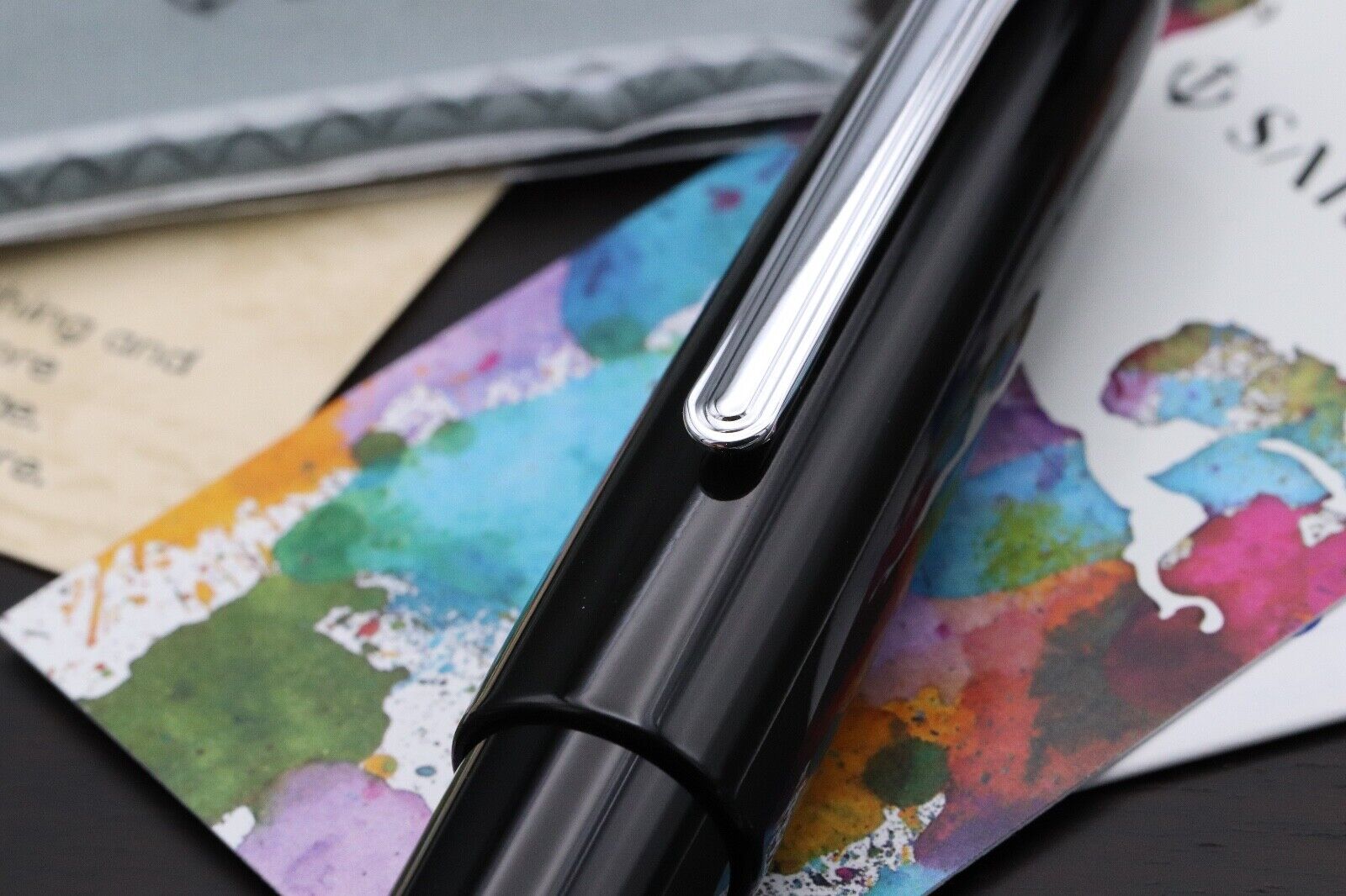 Sailor King of Pen Black Ebonite Rhodium Fountain Pen - INKED ONCE image 4