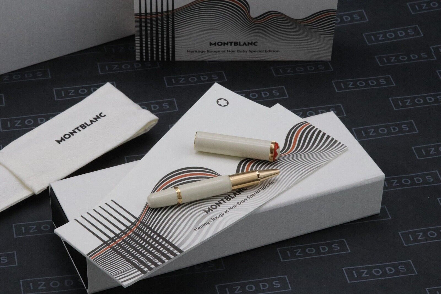 Montblanc Heritage Rouge et Noir Baby Ivory-Coloured Rollerball Pen - UNUSED image 0