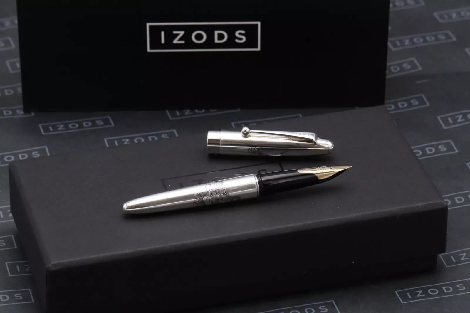 Pilot Sterling Silver Pine Tree Fountain Pen - 1991 image 0