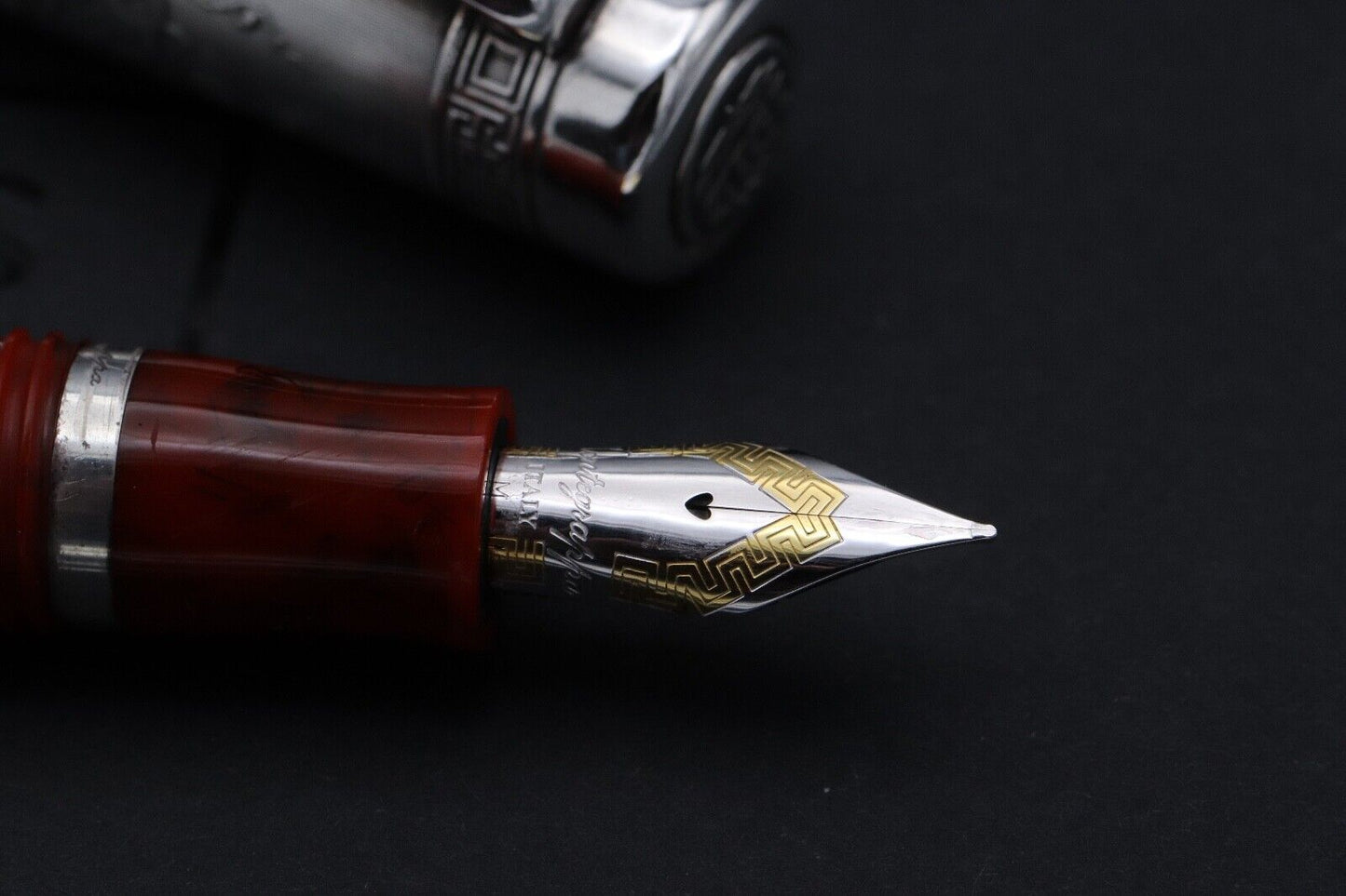 Montegappa Roma Aeterna Silver Limited Edition Fountain Pen image 2