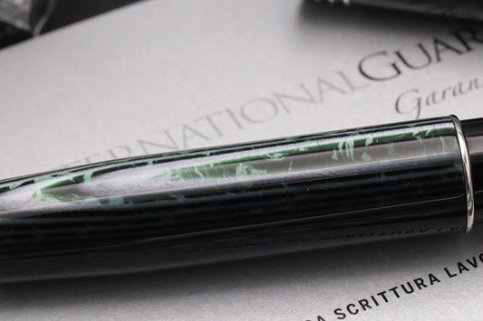 Leonardo MZG Gran Riserva Arco Verde LE11 Fountain Pen - #8 La Fenice Fine Nib image 2