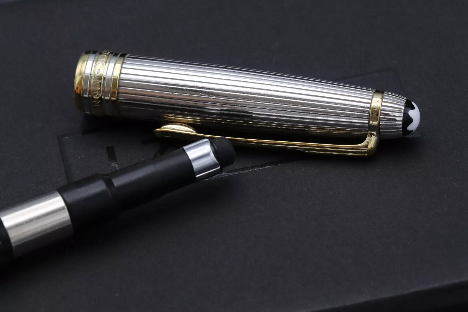 Montblanc Meisterstuck 165 Classique AG925 Pinstripe Doue Mechanical Pencil image 6