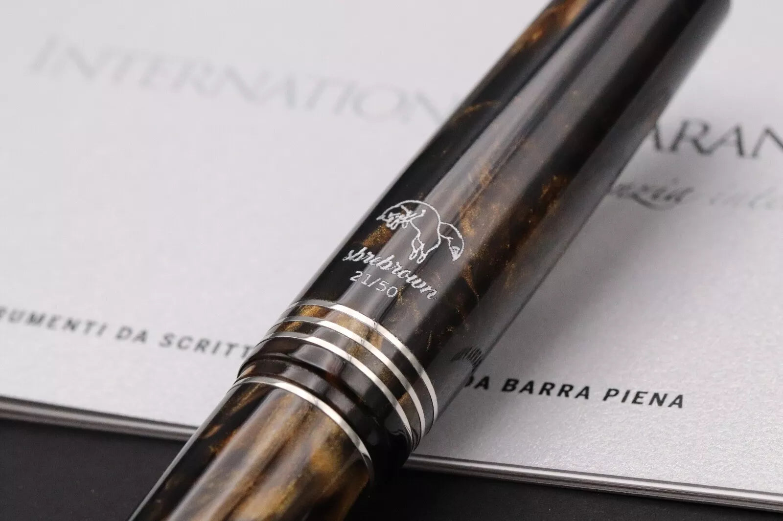 Leonardo Momento Zero Grande 2.0 SBRE Brown LE50 Fountain Pen image 6
