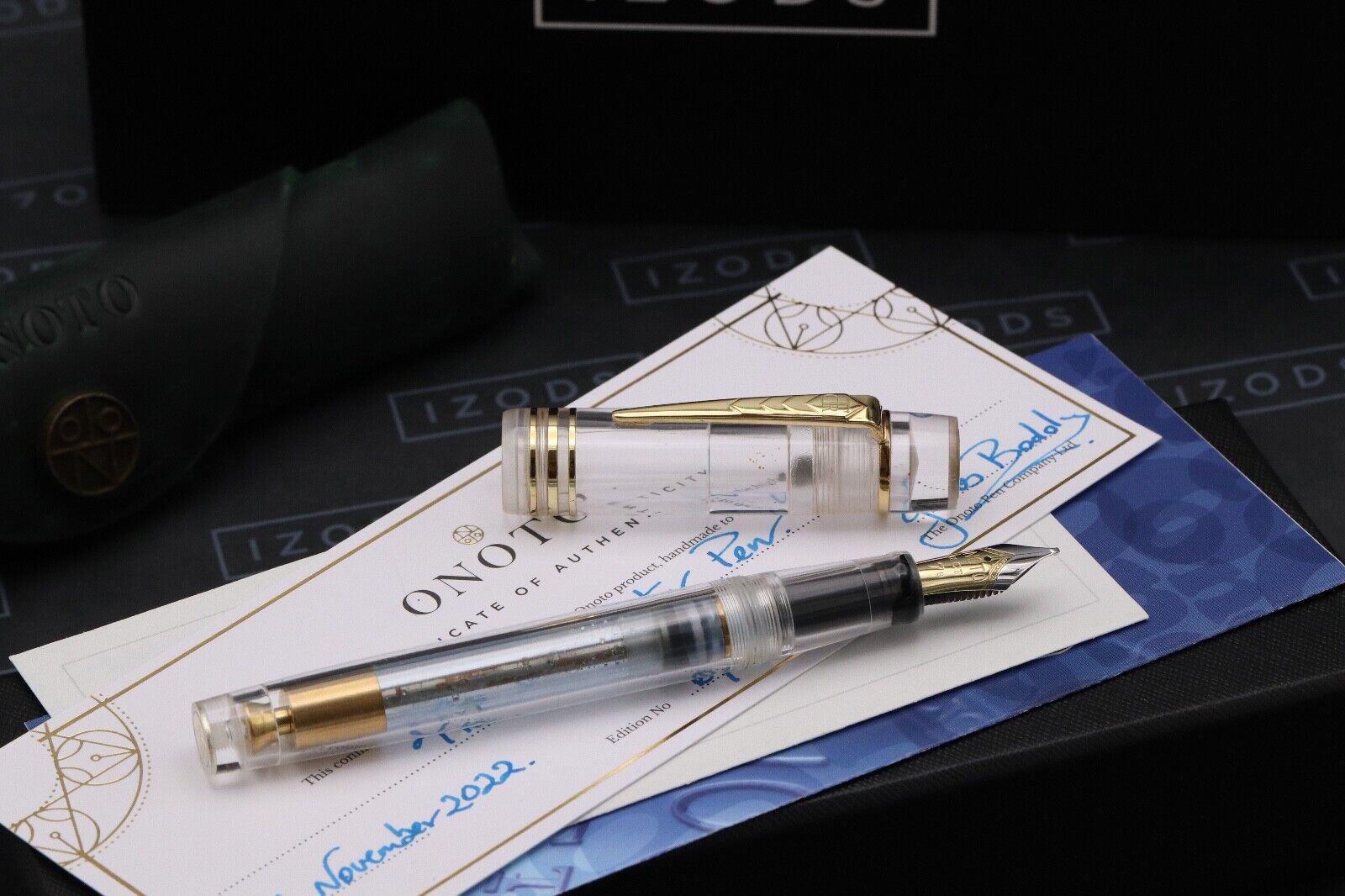 Onoto Magna The Demonstrator LE10 Plunger Fountain Pen - 18k Sorowka Stub Nib image 1