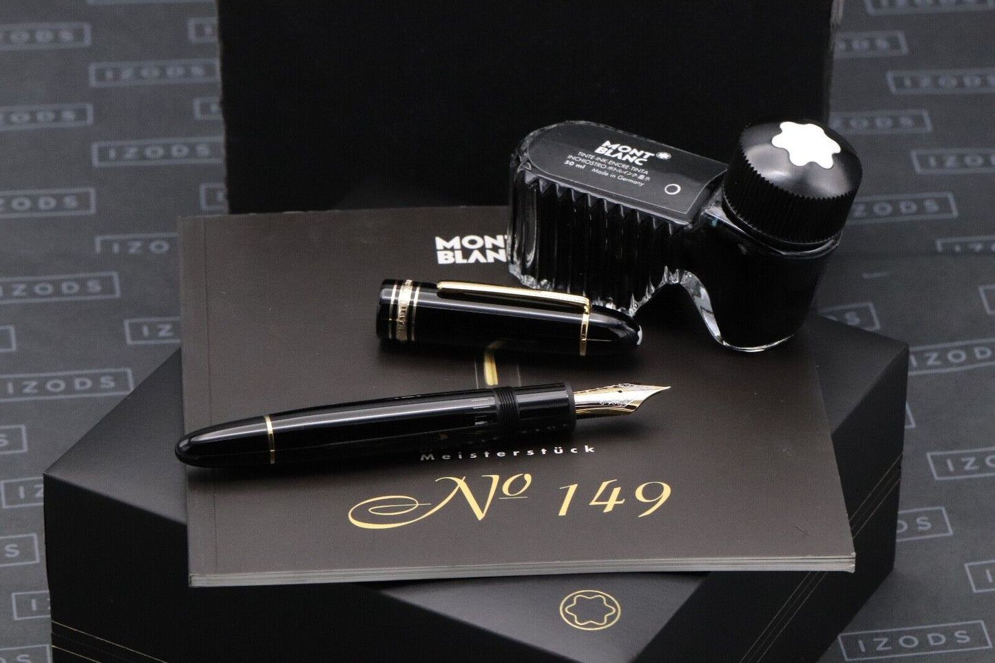 Montblanc Meisterstuck 149 Gold-Coated Fountain Pen - DIPPED - EF Nib image 0