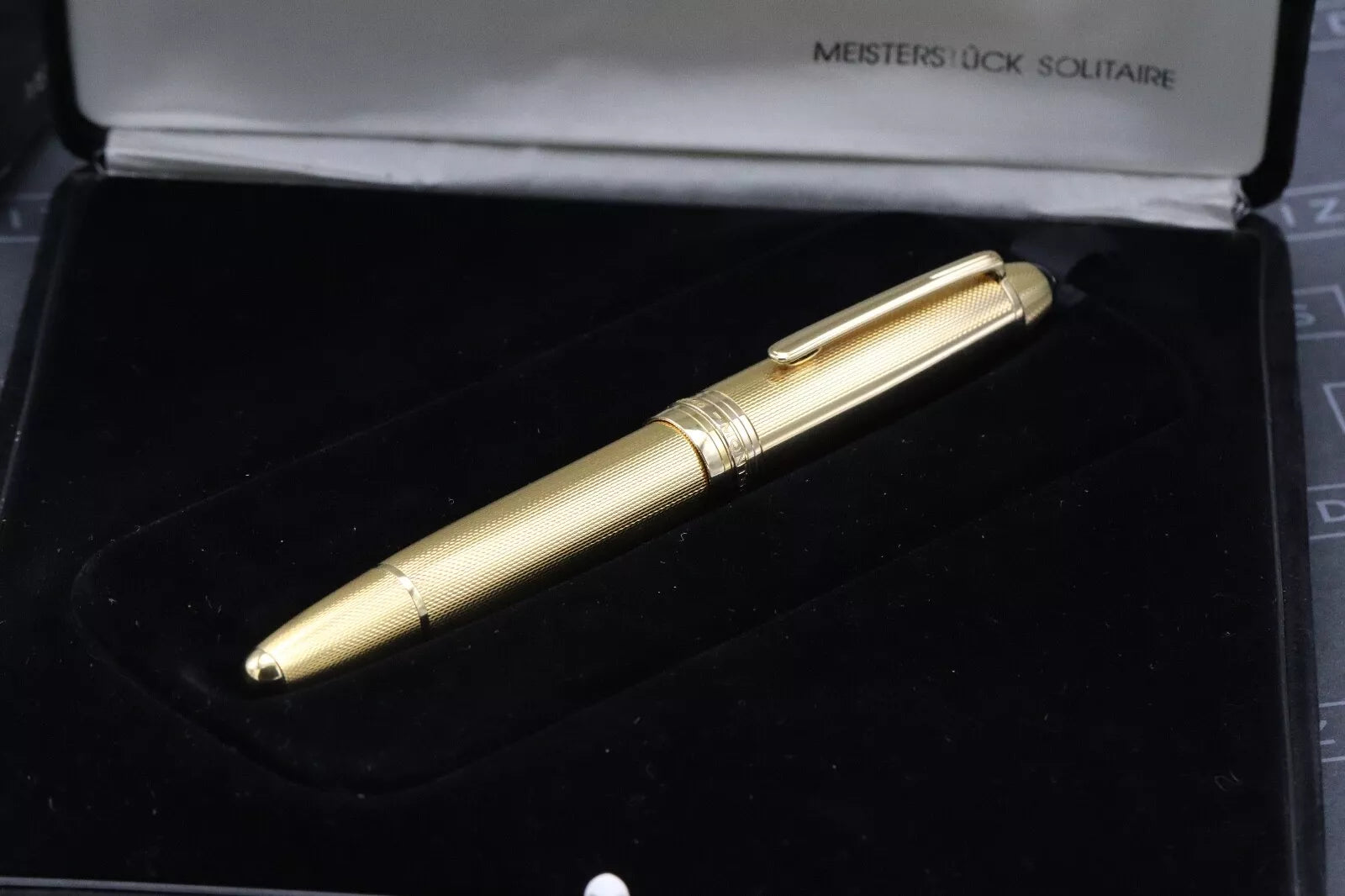 Montblanc Meisterstuck LeGrand Barley Gold-Plated Fountain Pen - 1991-92 UNUSED image 8