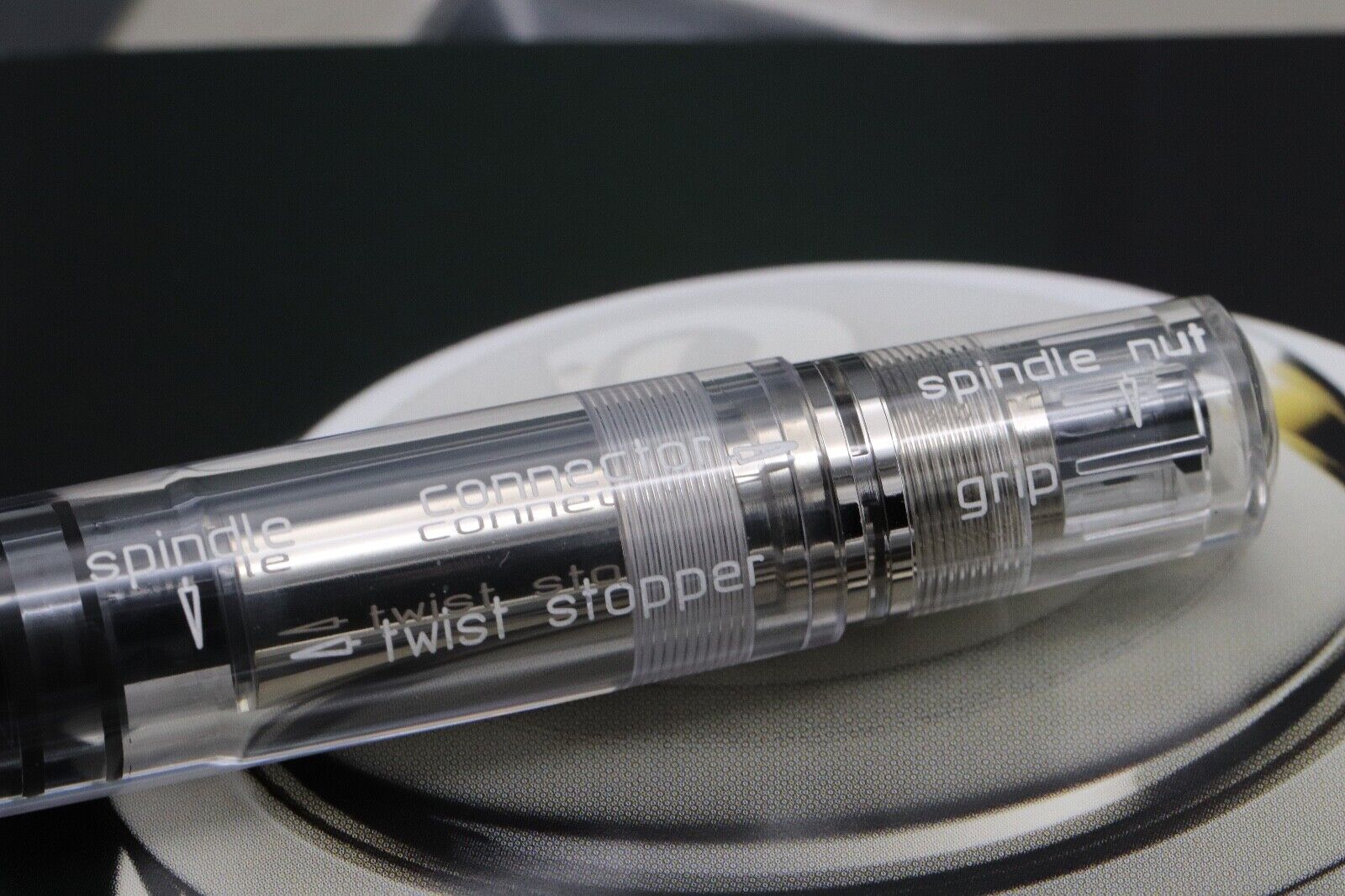 Pelikan M805 Demonstrator Engraved Special Edition Fountain Pen - UNUSED - EF image 4