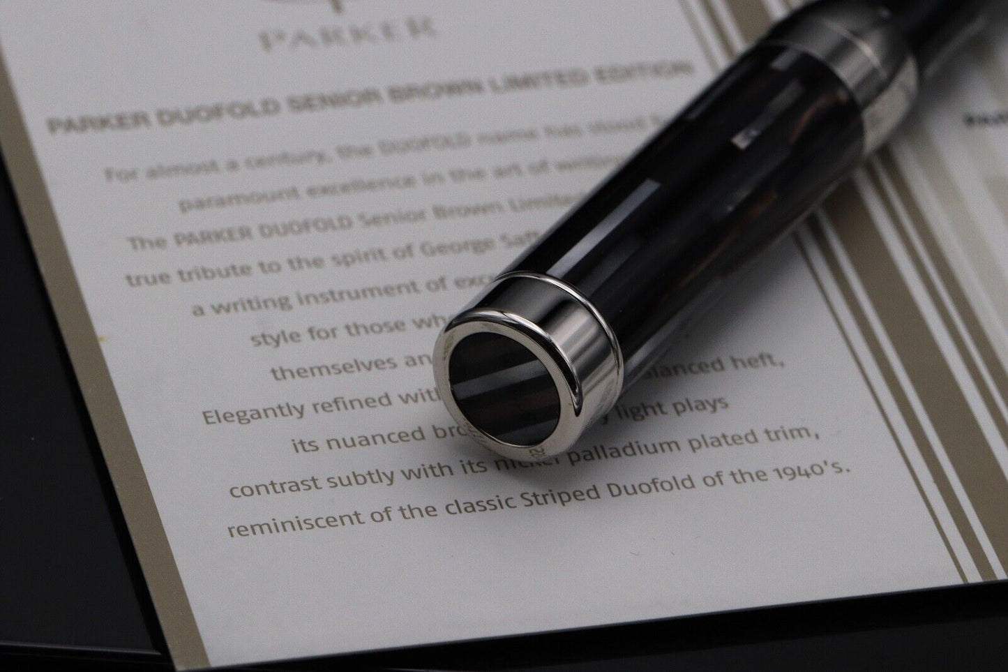 Parker Duofold Senior Brown Limited Edition Fountain Pen image 5