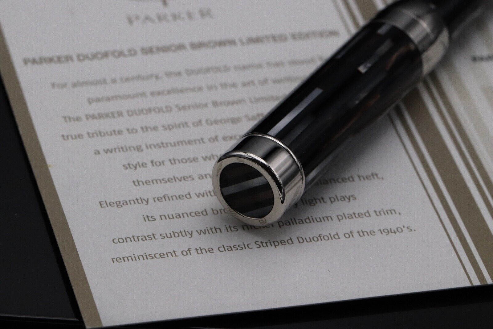 Parker Duofold Senior Brown Limited Edition Fountain Pen image 5