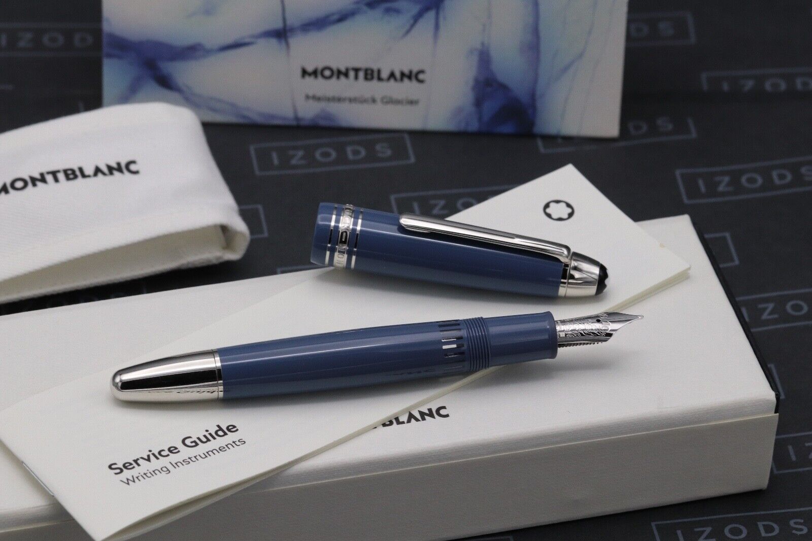 Montblanc Meisterstuck 146 LeGrand Glacier Fountain Pen image 1