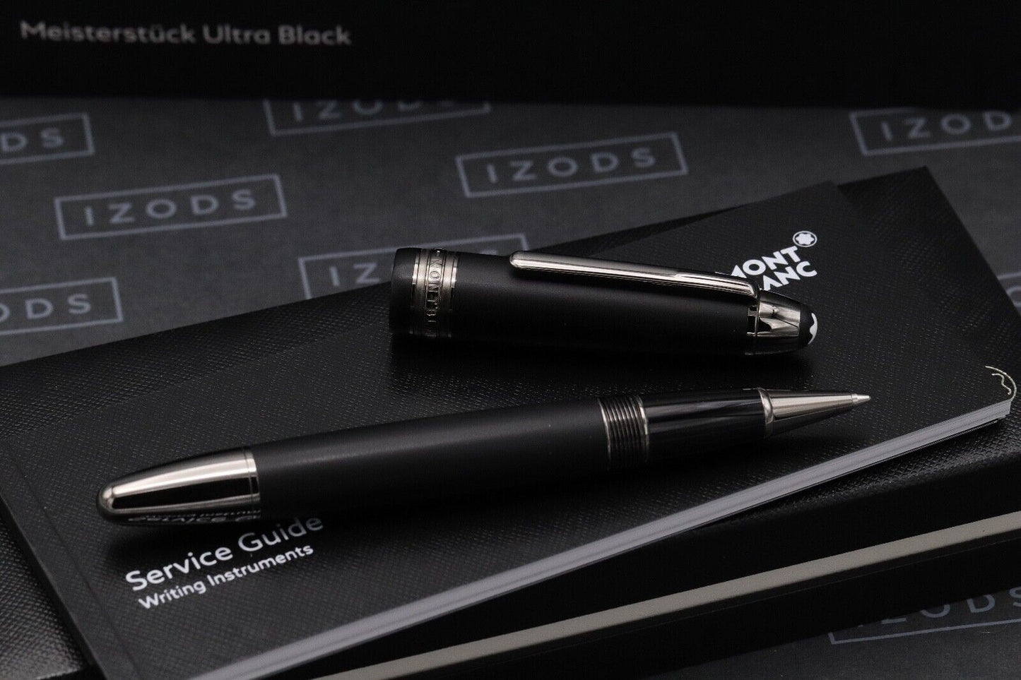 Montblanc Meisterstuck LeGrand Ultra Black Rollerball / Fineliner Pen image 1