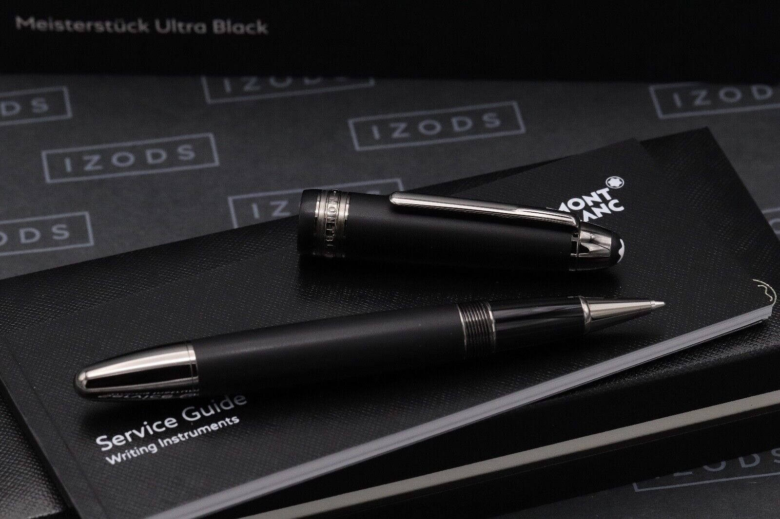 Montblanc Meisterstuck LeGrand Ultra Black Rollerball / Fineliner Pen image 1