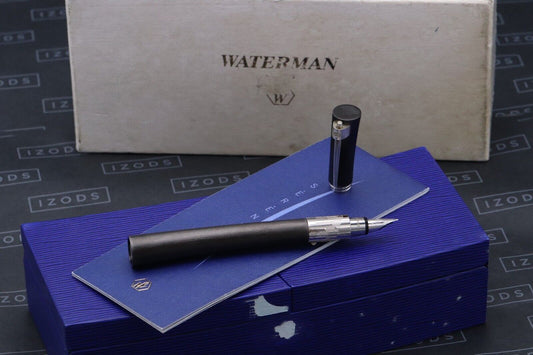 Waterman Serenite Grey Titanium Fountain Pen - Rare Sample Marked Pen image 0
