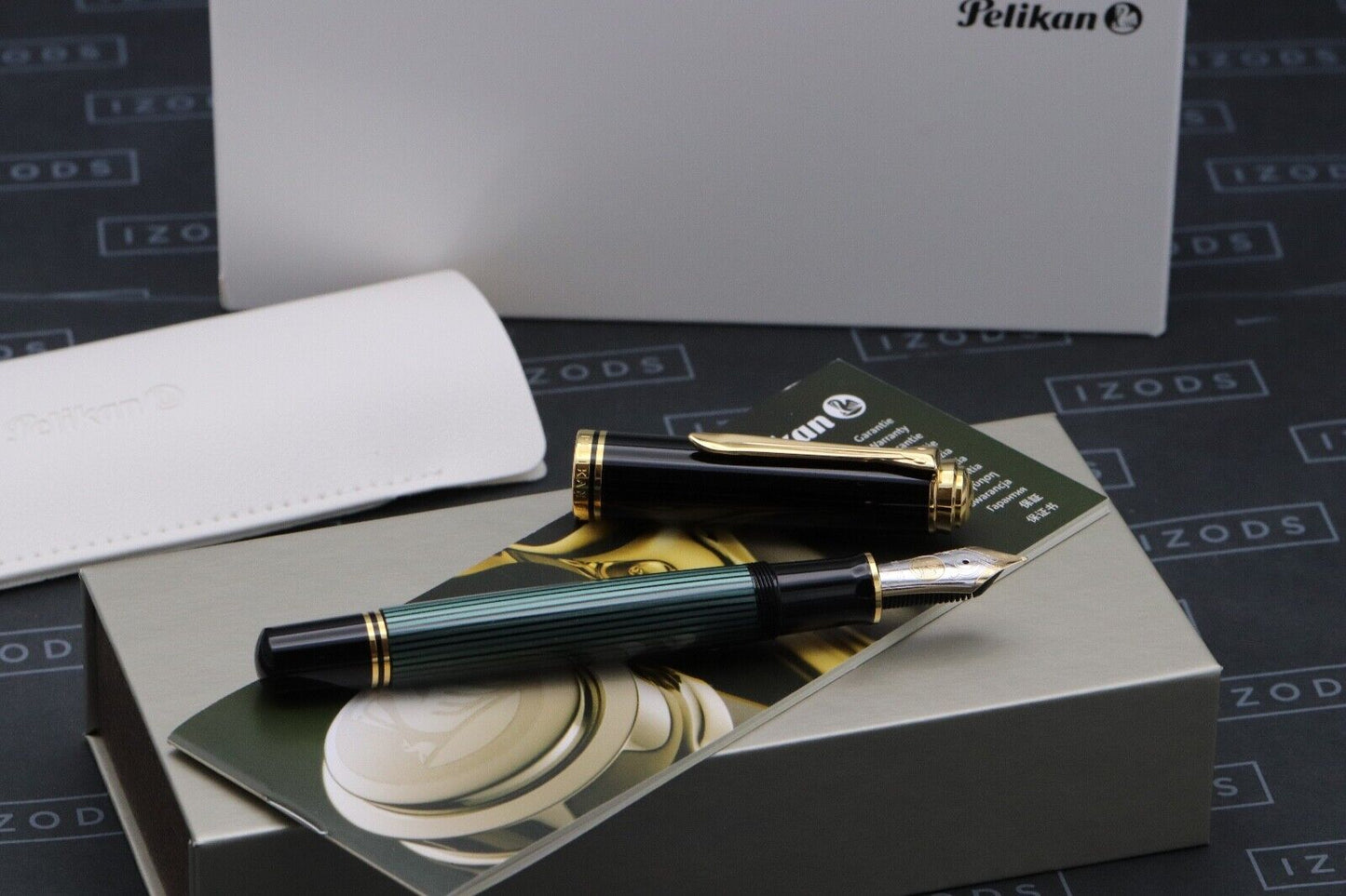 Pelikan Souveran M1000 Green Black Fountain Pen image 0