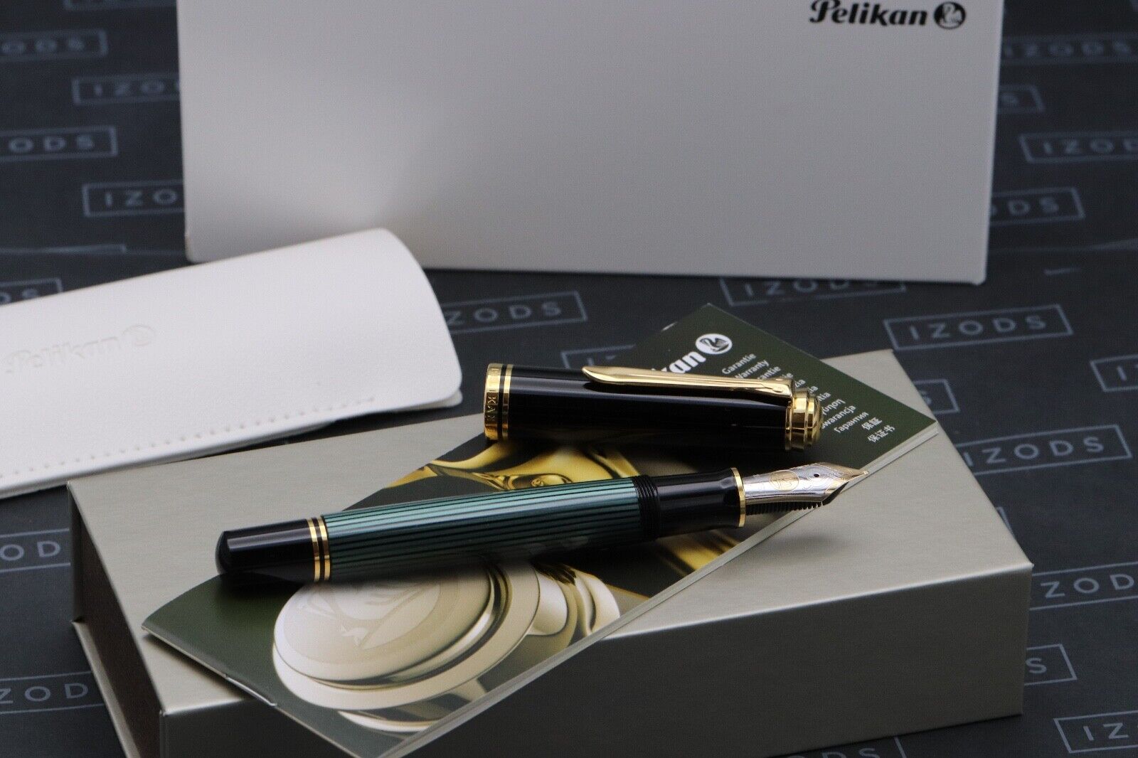 Pelikan Souveran M1000 Green Black Fountain Pen image 0