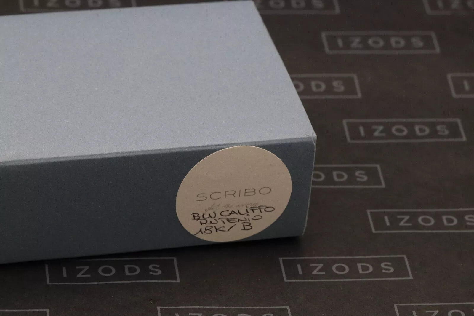 SCRIBO Feel Blu Califfo Ruthenium Fountain Pen - 18k Broad Nib image 8