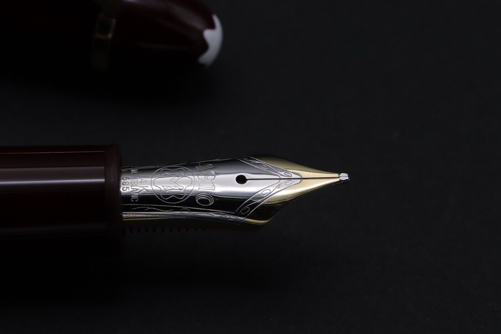 Montblanc Meisterstuck 146 LeGrand Bordeaux Fountain Pen - OB Nib image 2