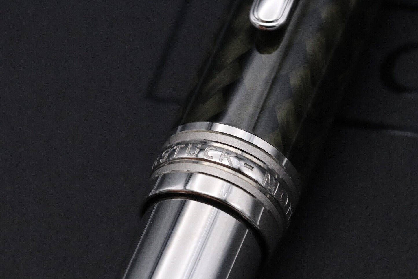 Montblanc Meisterstuck 146 LeGrand Carbon Steel Fountain Pen - Serviced by MB 24 image 4